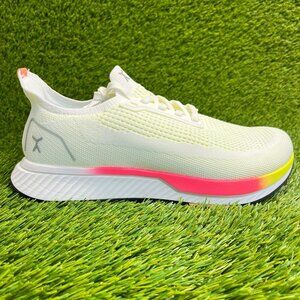 Flux Adapt Runner White Neon Mens Size 9.5 Womens Size 11 Athletic Knit Shoes